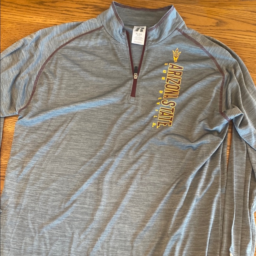 Arizona State Sun Devils Gray Quarter-Zip Shirt